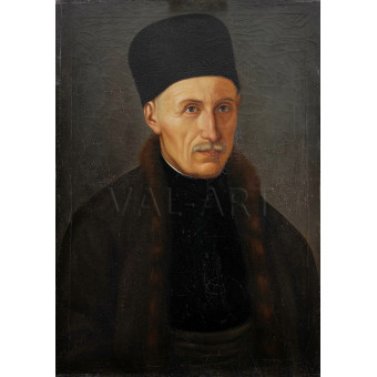 РЕПРОДУКЦИИ НА КАРТИНИ  Портрет на баща му Димитър Зограф 1857 - 1860